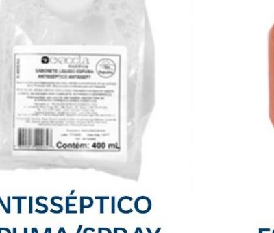 Antisséptico Espuma / Spray — Refil 400/800ml