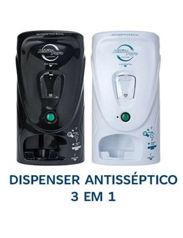 Dispenser Antisséptico 3 em 1